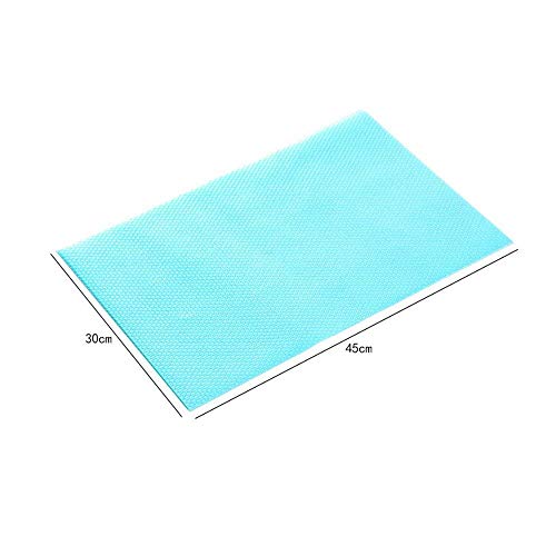 image for YaptheS 4Pcs Shelf Mats Antibacterial Antifouling Refrigerator Liners 