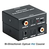 Optical to Coaxial OR Coax to Optical Digital Audio Converter