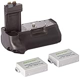 Neewer Pro Battery Grip (Replacement for BG-E8) for Canon EOS 550D/600D/650D/700D Rebel T2i/T3i/T4i/T5i + 2 7.4V 1140mAh LP-E8 Replacement Battery