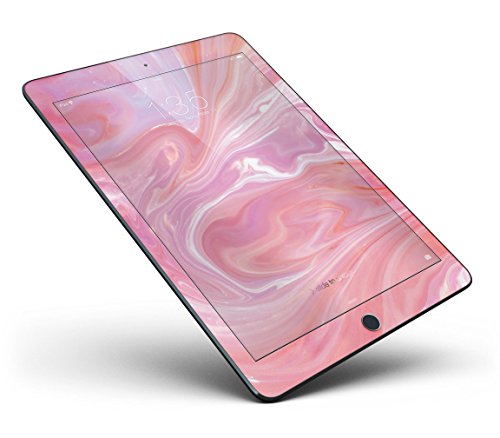 Marble Pattern Design Skinz Premium Full-Body Cover Wrap Decal Skin Kit for the Apple iPad Air 2 (A1566/A1567) - Marbleized Pink Paradise