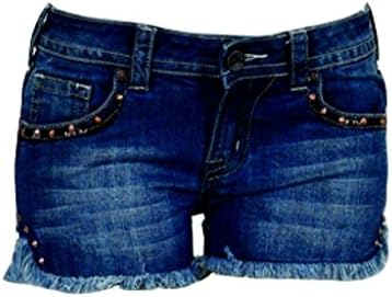 Cowgirl Tuff Western Short Women Cheetah Whiskering Med Wash SHCHEE (30)