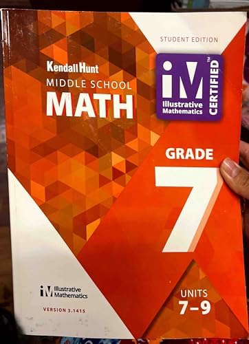 Illustrative Mathematics Course 1 Student Edition Volume 1