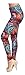 VIV Collection Plus Size Printed Leggings (Fire Water Earth Paisley)