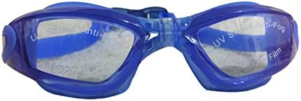 Exclusiva Clear swimming goggles No Leaking Anti Fog UV Protection Triathlon Swim Goggles with Protection Case for Adult Men Women Youth Kids Child, Blue