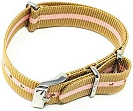 NATO16.3-3 NATO Watch Strap 16mm Stainless Steel Buckle 283mm Extra Long XL/FBA