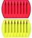 My Fruit Shack CraCycle Original Crayon Recycling Mold, Double Tipped, 100% Pure Silicone, Oven Safe, Durable and Reusable (2 Pack)