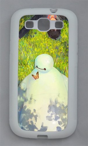 Samsung Galaxy I9300 Case,Big Hero 6 Bay Max 25 TPU Custom Samsung Galaxy S3/I9300 Case Cover Whtie