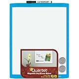 Quartet Magnetic Dry-Erase Board, 11 x 14 Inches, Blue Frame (MHOW1114-BU)