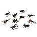 MonkeyJack 10pcs Vivid Plastic Animal Small Figure Toy Fake Insect Bug Beetles Model