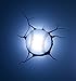 Panoware 3D Light FX Sports Mini 3D Deco Wall LED Night Light with Crack Wall Sticker, Baseball