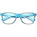 zeroUV - Retro Party Super Neon Color Horn Rimmed Style Eyeglasses Clear Lens Glasses