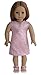 Christmas Pink Sequins Sparkle Party Doll Dress Fits 18