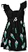 Wantdo Women's New 2016 Over Size Swimsuit One-piece Hot Large Dress Swimwear,AcidBlue,US10-12,Asian Size : 5XL