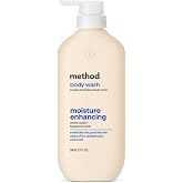 method Hydrating Body Wash, Moisture Enhancing, 17 fl oz | Leaves Skin Feeling Soft &amp; Moisturized, Made without Parabens, With Notes of Lily, Sandalwood &amp; Musk