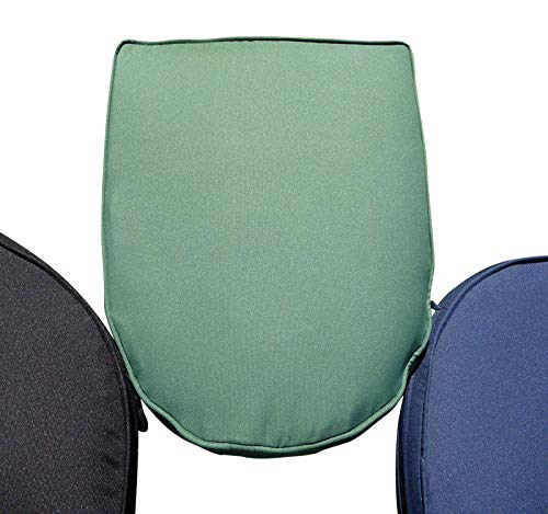 Uk Gardens Green Garden Furniture Chair Cushion Seat Pad Round Back Ideal For Plastic Garden Chairs Removable Cover Double Piped Indoor Or Outdoor Use Buy Online In Angola At