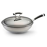 Circulon Contempo Stainless Steel Nonstick 12.5-Inch Covered Deep Skillet