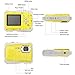 BYbrutek Kids Camera, 12MP HD Children Underwater 3M Waterproof Action Camera Camcorder, 2-Inch LCD, 4X Digital Zoom, 5 MP CMOS Digital Camera (Yellow)