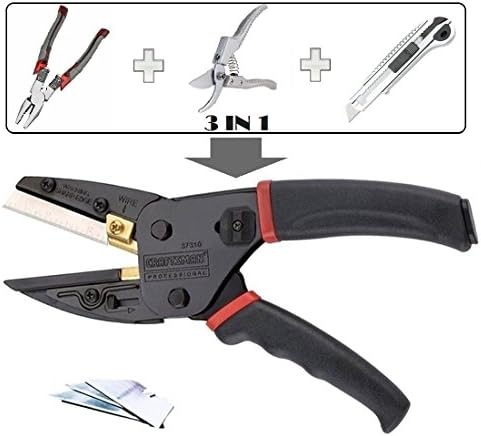 Multi-Cut - 3 in 1 Cutting Tool &amp; Pruning Shears With Built-In Wire Cutter &amp; Utility Knife,2018 New design Stainless Steel Best Hand-cut Set For wire, Gardening, Rope,all types of hoses