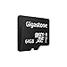 Gigastone 64GB Micro SD Card, 4K UHD Video, Surveillance Security Cam Action Camera Drone Professional, 90MB/s Micro SDXC UHS-I A1 Class 10