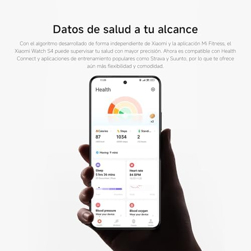 Watch S4 Smartwatch, Fitness Tracker, 1.43 AMOLED, 15 días de duración de la batería, Llamadas Bluetooth, 150+ Modos de Deporte, GPS de Doble Banda, NFC,Androi & iOS, Plata
