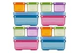 Rubbermaid LunchBlox Sandwich Kit, Food Storage Container, 4-Pack
