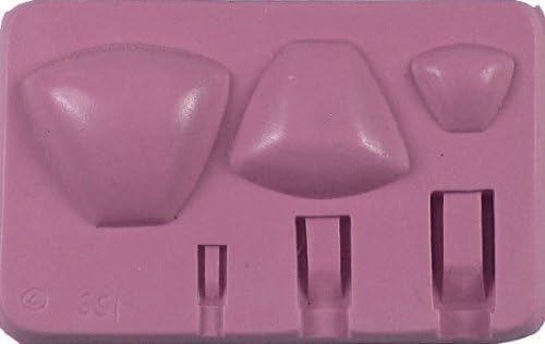 Fleximold Silicon Mold, Triangle Spoon Mold by Fleximold