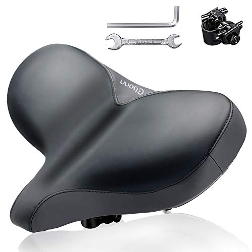 OKBONN Oversized Bike Seat Wide Bicycle Seat Waterproof Bike Saddle