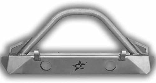 Crawler Conceptz Jeep JK Skinny Series Front Bumper With Fogs, Bar And Tabs