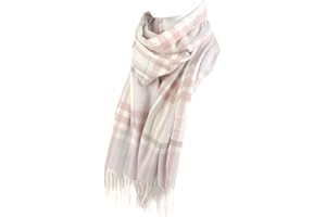 Nollia Plaid Fall/Winter Scarf for Men & Women-Plaid Color Cashmere Feels Acrylic Scarves