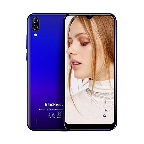 Mobile-Phone-Blackview-A60-Android-Phone-Unlocked-SIM-Free-Smartphones-Dual-SIM-61-inches-1929-IPS-Full-Screen-Phone-4080mAh-Battery-5MP13MP-Dual-Cameras-Android-81-Oreo-GPS-FM-Blue Blackview Mobile Phone, A60 Android Phone Unlocked SIM Free Smartphones, Dual SIM 6.1 inches 19.2:9 IPS Full-Screen…