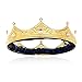 DcZeRong Birthday King Crown Gold Metal Crown Adult Men Crown Costume Prom King Crowns Full Crowns