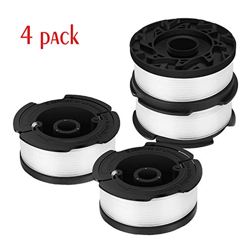 Homics Line String Trimmer Replacement Spool Compatible with Black+Decker AF-100-3ZP String Trimmer Grass Edger, Replacement Autofeed Spool 30ft 0.065", 4 Pack - Thumbnail 7