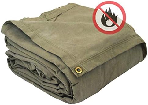 Fire Retardant Canvas Tarps 18′ X 20′