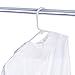 HOUSE DAY White Plastic Hangers 24 Pack, Clothes Hangers with Non Slip Hooks, Durable & Space Saving Coat Hanger, Lightweight Clothing Hanger, Perfect Closet Organizer for Everyday Use