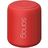 Bluetooth Speakers,Super-Portable Bluetooth Speaker with Loud HD Sound and Enhanced Bass,Handsfree Call,Micro SD Support,Noise-Canceling Microphone,for Phones Tablets Computer and More(Red)