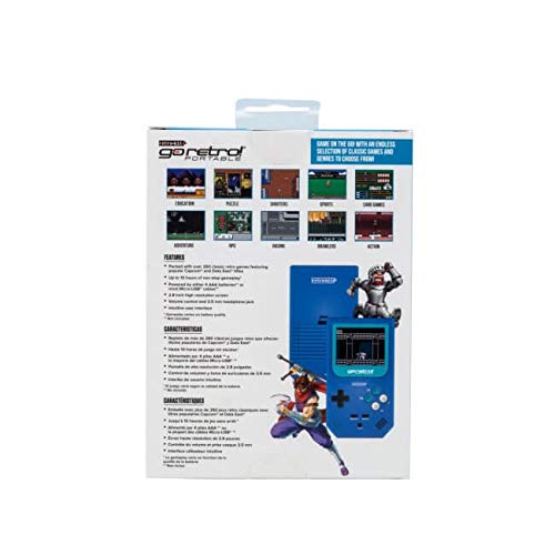 Go Retro Portable NES SNES SFC SEGA 250 games Build In Handhold System - Blue
