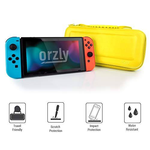 Orzly Carrying Case for Nintendo Switch OLED and Switch Console