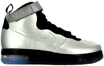 nike air force 1 foamposite silver
