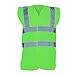 Yoko Unisex Premium Hi-Vis Waistcoat Vest/Jacket (L) (Purple)