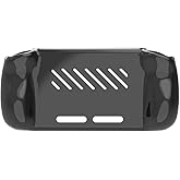 Walieoka Protective Case Compatible with RG406H Retro Handheld Game Console,TPU Protective Cover Game Console with Ergonomic Grip - Anti-Collision and Non-Slip (Transparent Black)