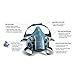 3M Half Facepiece Reusable Respirator 7502/37082(AAD) for Respiratory Protection (Medium)