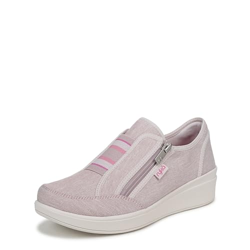 Ryka Women's Lounge Zip Mule Shoes Purple Dawn 8 W