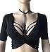 BODY CAGE Women's Harness Bra Strappy Gothic Bralette Black Adjustable
