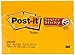Post-it Super Sticky Notes, Bright Neons, Call out Important Information, Recyclable, 6 in. x 8 in, 4 Pads/Pack, 45 Sheets/Pad (6845-SSP) primary
