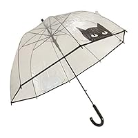 X-brella Womens/Ladies Cat Face Umbrella (One Size) (Black Cat)