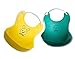 SALE! Silicone Baby Bib Catches All Easy to Clean Soft&Adjustable 2 Color with BONUS