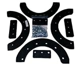 MOWERMAN PARTS Snow Thrower Paddle Set 20,21 or 22" FITS Murray/Craftsman, 302565ma, Hardware Included! (68 pcs) Snow Blower Paddle Set