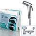 Handheld Bidet Toilet Sprayer, Dual Function 2 Kind Sprayer Shattaf,Stream and Jet, Cloth Diaper Sprayer Kit, Personal Hygiene Cleaning No Leaking Toilet Attachment - Chrome