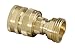 2 Pack (4 Total Pieces) Nelson 50336 Brass Hose Quick Connectors Set, Male and Female