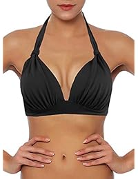 Bikini de estilo retro de los años 50 con estampado de lunares